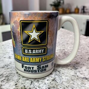 Fort Sam Houston US Army Strong Texas Ceramic Military Mug USA Souvenir